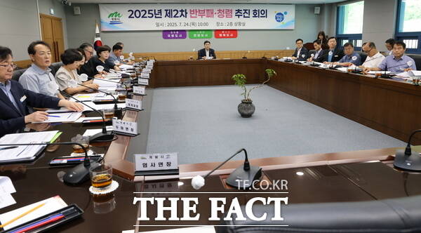 계룡시가 24일 2025년 제2차 반부패·청렴 추진 회의를 개최했다./계룡시