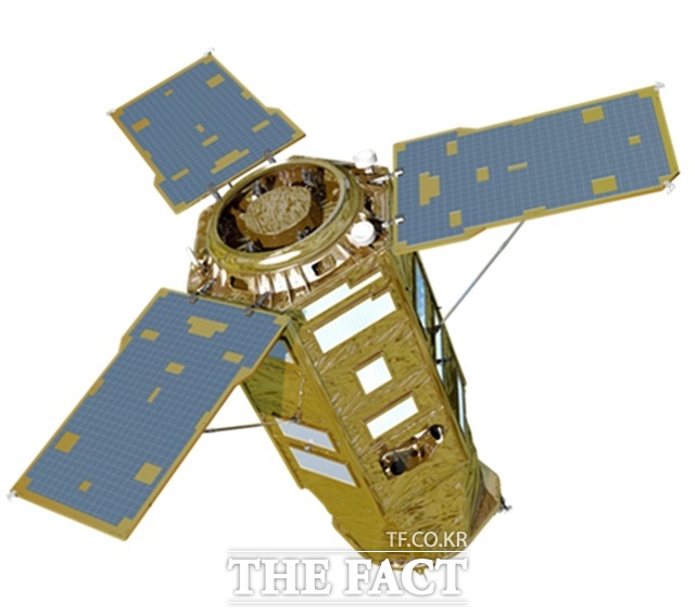 국내 독자기술로 개발 세계적 수준의 고해상도 광학관측위성인 아리랑 7호 상상도/우주항공청