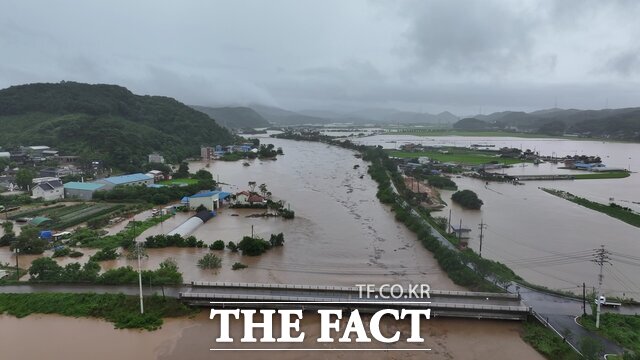당진시 침수피해 현장. /당진시