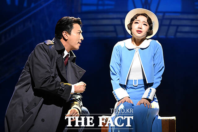 배우 박건형(왼쪽)과 최유정.