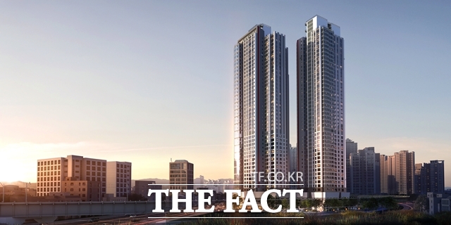 가야역 롯데캐슬 스카이엘 조감도 /롯데건설