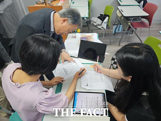 충남도교육청의 드림학교 기초학력 향상을 위한 집중 지원 모습. /충남도교육청