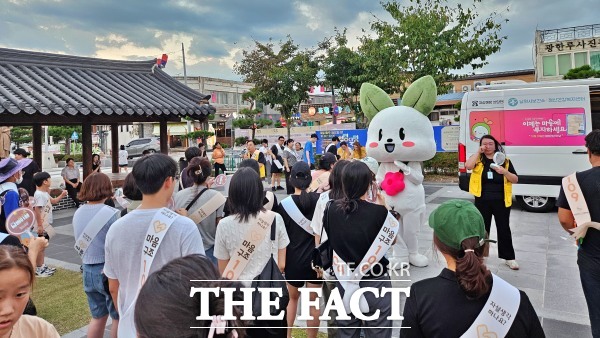 전북 남원시 자살예방의 날 캠페인. /더팩트DB