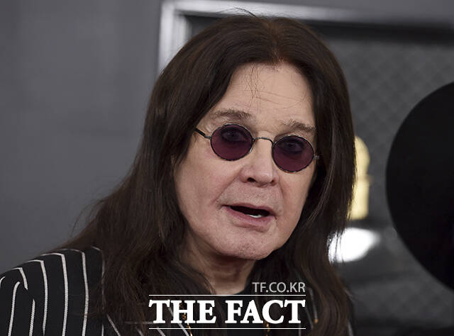 오지 오스본이 2020년 1월 26일 로스앤젤레스 스테이플스센터에서 열린 제62회 그래미 어워드에 참석하고 있다. /로스앤젤레스=AP.뉴시스