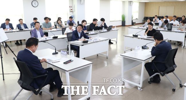 24일 안양시청에서 2025년 3분기 당정협의회가 열리고 있다. /안양시