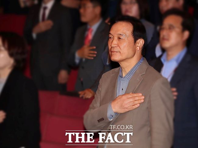 임태희 경기교육감이 도교육청 행사에 참석하고 있다. /페이스북 갈무리