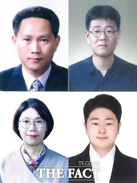 청양군 2025년 상반기 적극행정 우수공무원. 시계방향으로 김수동팀장, 김기호팀장, 김대원주무관, 이용희팀장 /청양군