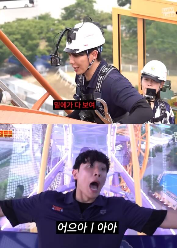 '워크맨' 시즌3 티저 영상을 통해서는 이준이 경주월드에 직업 체험을 하러 나선 모습이 전해졌다. /유튜브 영상 캡처