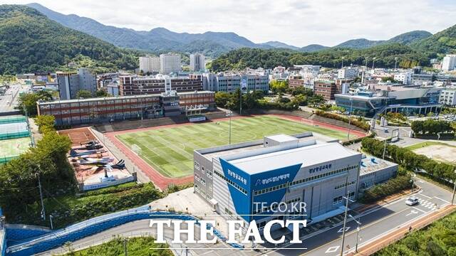 경남도립남해대학 전경 /남해대학