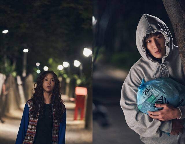 악마가 이사왔다가 임윤아(왼쪽)와 안보현의 대비된 모습을 확인할 수 있는 스틸컷을 공개했다. /CJ ENM