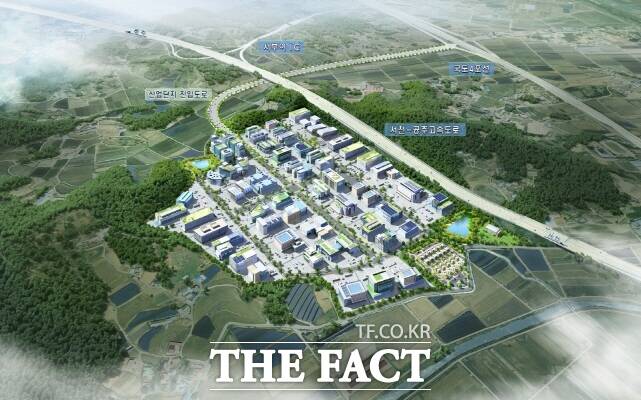 .부여일반산업단지 조감도. /부여군