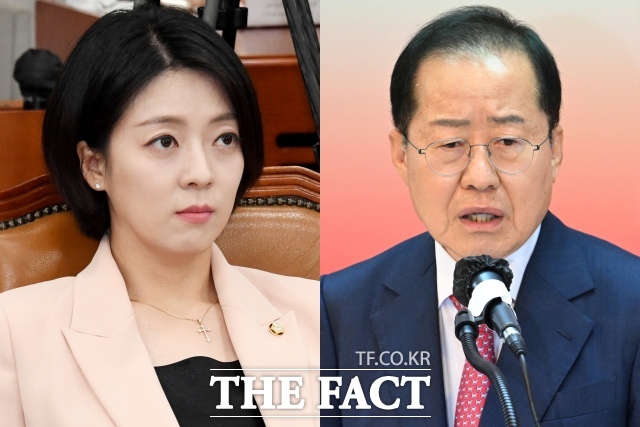 배현진 국민의힘 의원(왼쪽), 홍준표 전 대구시장. (사진=더팩트DB)