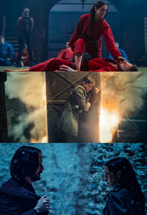 존 윅 3: 파라벨룸과 존 윅 4 사이의 타임라인을 다루는 발레리나는 존 윅 유니버스의 고유성을 이으면서도 한층 업그레이드된 퀄리티로 관객들을 사로잡을 준비를 마쳤다. /판씨네마(주)