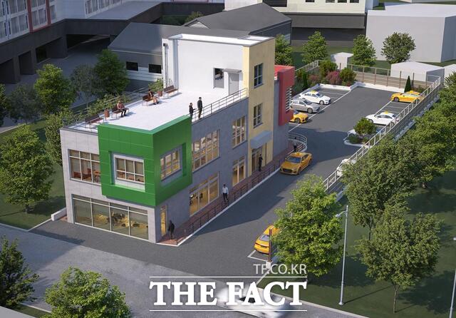 택시 운수종사자 편익 시설 조감도 /여수시