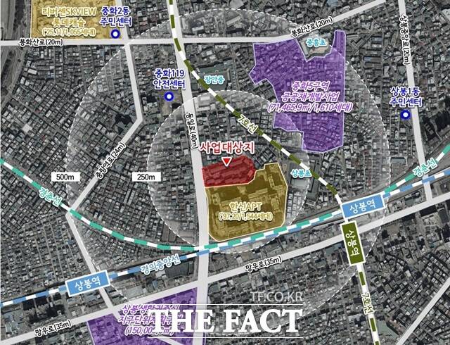 서울 중랑구(구청장 류경기)가 중화1동 195-2번지 일대 중화우성타운 재건축 정비사업의 정비계획 경미한 변경안을 지난 24일 결정·고시했다./서울시