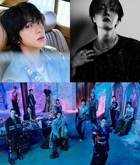 더팩트 뮤직 어워즈의 팬앤스타 TMA 베스트 뮤직 – 여름 결선 투표에서 방탄소년단 진·세븐틴·방탄소년단 제이홉이 TOP3에 이름을 올렸다. TOP3에 오른 아티스트에게는 2025 더팩트 뮤직 어워즈 트로피를 비롯해 버스 광고와 디지털 광고 노출 등의 혜택이 주어진다./빅히트 뮤직·플레디스 엔터테인먼트