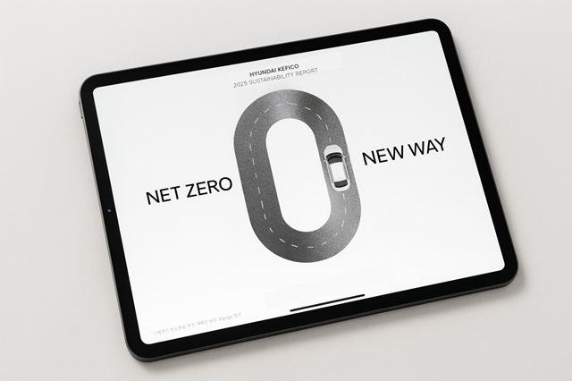 현대케피코 2025 지속가능성보고서 표지. /현대케피코