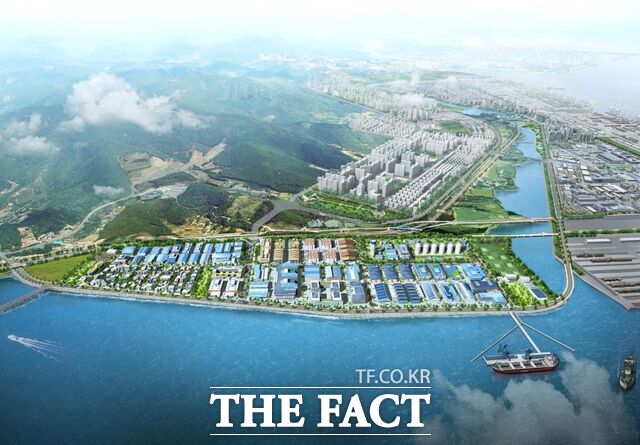 황금일반산업단지 조감도/광양경자청