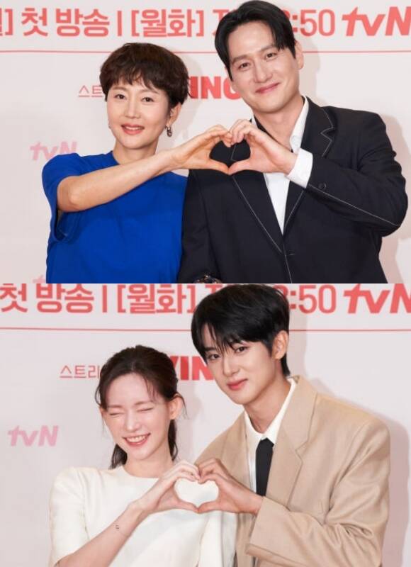 배우 염정아와 박해준이 중년 로맨스를, 최윤지와 김민규가 청춘 로맨스를 맡아 각기 다른 재미를 선사할 예정이다. /tvN