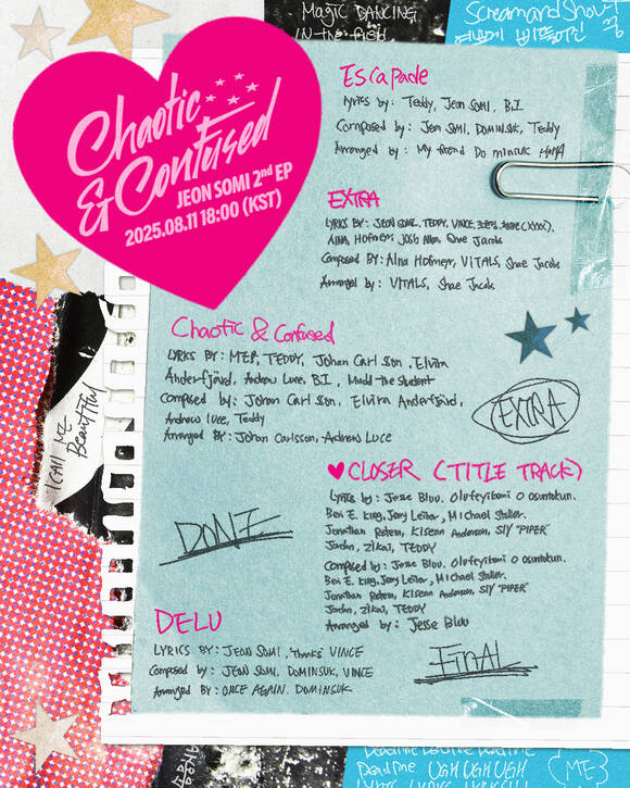 전소미는 선공개곡 EXTRA를 비롯해 수록곡 Escapade(에스커페이드)와 DELU(델루) 작사 작곡에 참여했다. /더블랙레이블