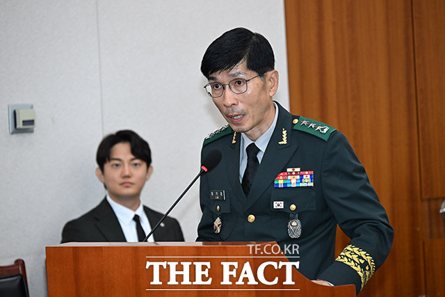 임기훈 전 국가안보실 국방비서관이 2024년 7월 19일 오전 서울 여의도 국회 법제사법위원회에서 열린 윤석열 대통령 탄핵소추안 발의 요청 청원 청문회에 증인 출석해 의원 질의에 답변하고 있다. /국회=남윤호 기자