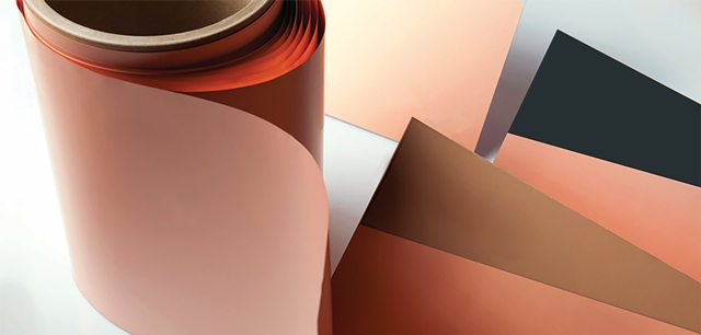 ㈜두산은 동박적층판에 대한 탄소발자국 평가 솔루션을 구축하고, 글로벌 인증기관에서 제3자 검증을 완료했다고 31일 밝혔다. 사진은 동박적층판 이미지. /두산