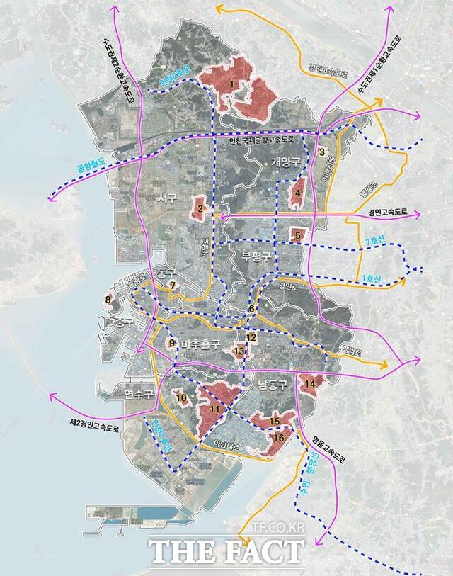 옥외영업 허용 지구단위계획구역 시범 16개소/인천시