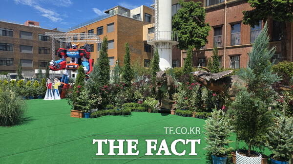 패밀리테마파크에 조성된 꿈돌이 가든 모습 /정예준 기자