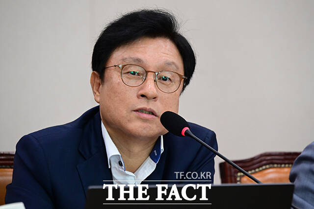 야당 간사인 박형수 국민의힘 의원이 발언하고 있다.