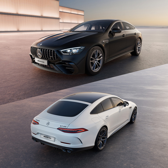 메르세데스-AMG GT 43 4MATIC+ 전후면 이미지. /벤츠코리아