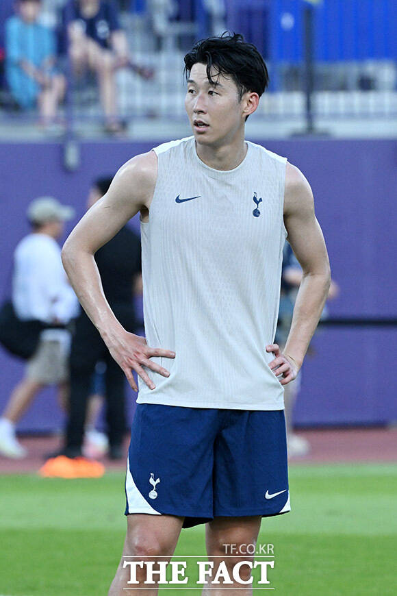 손흥민 어쩌면 토트넘 소속 마지막 훈련