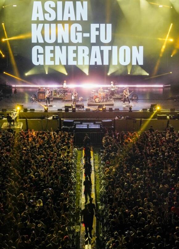 펜타포트 락 페스티벌 2025 첫날 헤드라이너로 선정된 아시안 쿵푸 제네레이션이 열정적인 라이브를 선보였다. 아시안 쿵푸 제네레이션이 한국에서 공연을 펼친건 약 12년 만이다./PRM