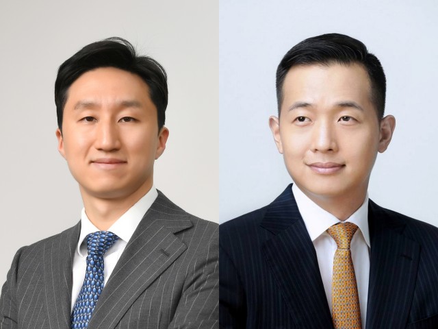 정기선 HD현대 수석부회장(왼쪽)과 김동관 한화그룹 부회장이 한미 관세 협상 과정에서 상반된 존재감을 보였다. /각사 제공