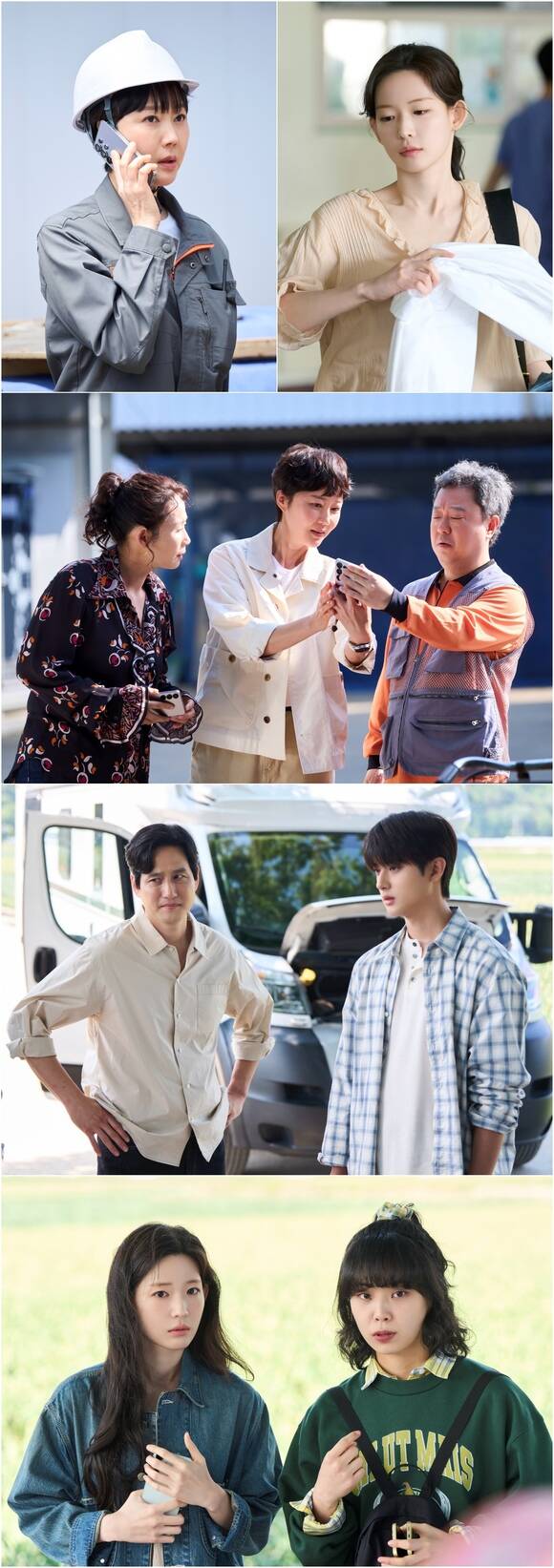 첫, 사랑을 위하여에서 염정아가 싱글맘 이지안 역을, 최윤지가 이지안의 의대생 딸 이효리 역을 맡아 활약한다. /tvN