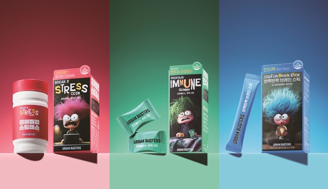 LG생활건강이 건기식 브랜드 어반버스터츠를 촌칭했다. /LG생활건강