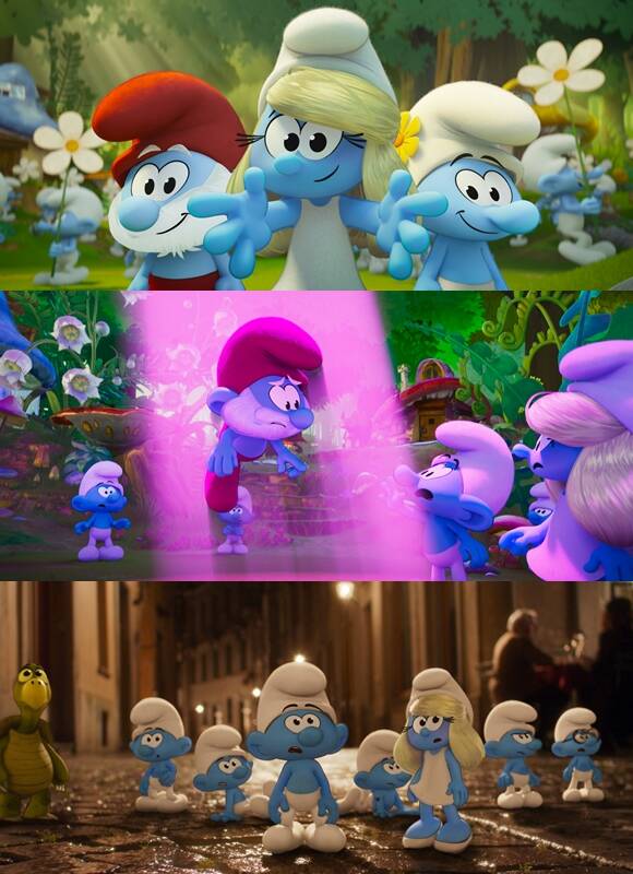 영화 스머프는 흥미로운 세계관 위에 스머프들이 마을을 벗어나 더 넓은 세상에서 자신의 정체성과 사명을 찾아가는 이야기를 그려낸다. /롯데엔터테인먼트