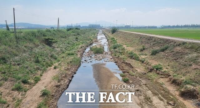 현재의 태안천 모습. /태안군