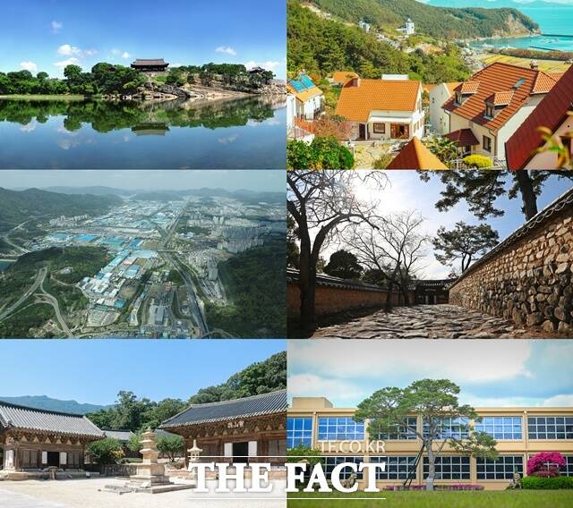 경남도가 진주성, 남해독일마을, 창원 국가산단, 함양개평마을, 양산 통도사, K- 기업가정신센터 등 대표 명소 6곳을 웹툰 3D 배경으로 만들어 전국에 무료 배포한다. /경남도