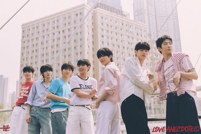 보이그룹 이븐이 지난 4일 미니 5집 'LOVE ANECDOTE(S)'를 발매했다. 이번 앨범은 사랑이 시작되는 찰나, 상대를 자연스럽게 끌어들이는 여유롭고 자신감 넘치는 매력을 담아냈다. /젤리피쉬