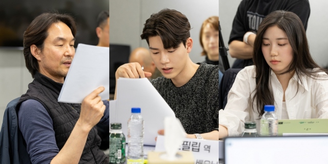 배우 한석규 배현성 이레(왼쪽부터)가 출연하는 tvN 새 월화드라마 신사장 프로젝트가 9월 첫 방송된다. /tvN