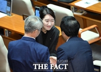  국회 본회의 참석한 강선우 의원 [TF사진관]