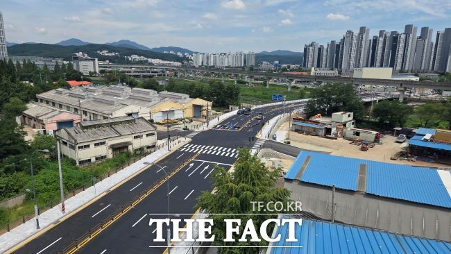 유림동과 고림지구를 연결하는 중1-1호 도시계획도로 /용인시