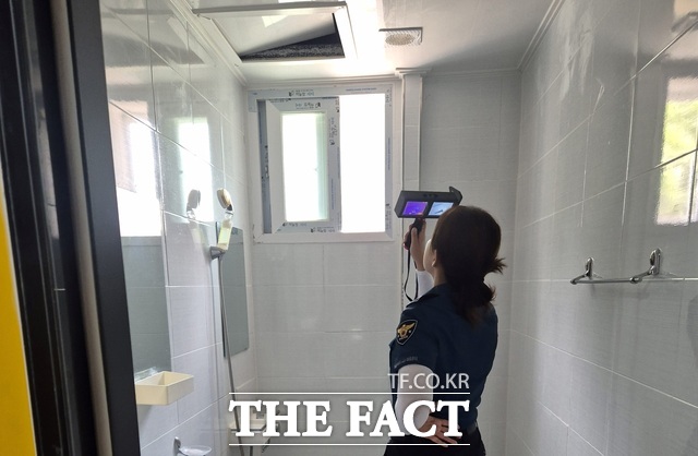 당진시는 여름철 본격적인 야영 성수기를 맞아 야영장 안전관리 실태 점검을 하고 있다. /당진시