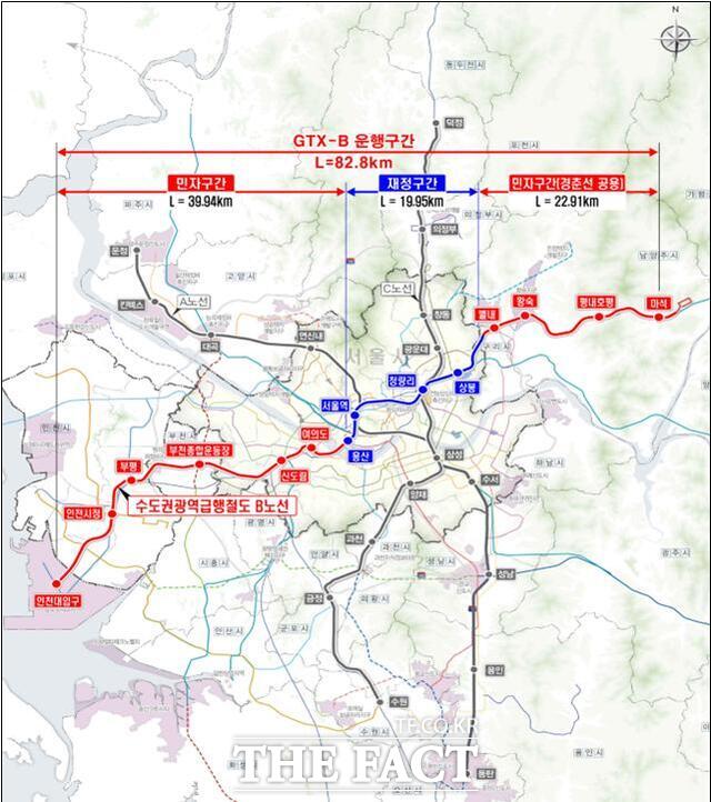 GTX-B노선도 /인천시