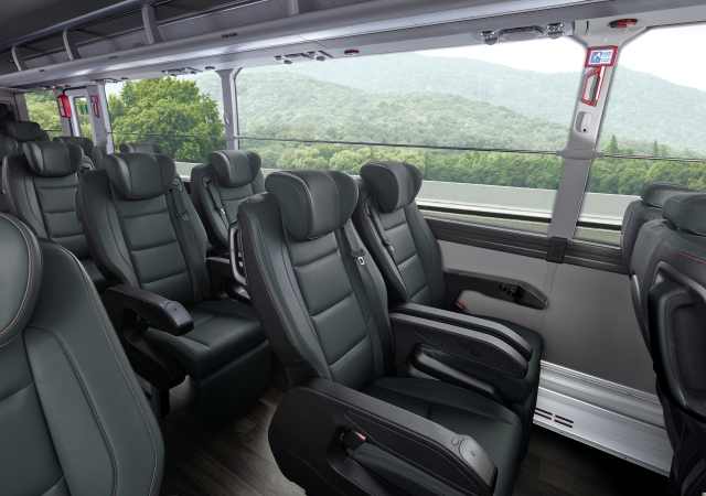 현대자동차 유니버스 수소전기버스 상품성 개선 모델 내부. /현대차