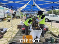  충남도 농기원, 침수 농업기계 1080대 응급 수리 지원