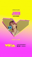  방탄소년단 지민, 솔로로 美 'MTV VMA' 후보 올라