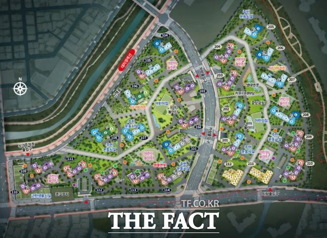 광명제2R구역(광명동 트리우스광명) 구역도 /인터넷 갈무리