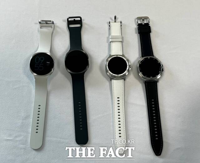 7일 서울 중구 삼성전자 기자실에 갤럭시 워치8과 갤럭시 워치8 클래식이 놓여 있다. /조소현 기자