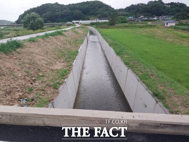 마장지구 가뭄 대비 용배수로 /금산군